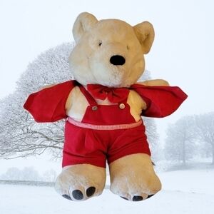 VINTAGE 𝅺THALHIMERS 20" Snow Bear Teddy 1986 Plush